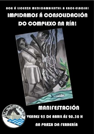 Cartaz da manifestación convocada pola APDR