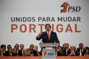 O novo líder social-demócrata é Passos Coelho, quen substitúe a Ferreira Leite