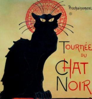 Théophile Alexandre Steinlen. "Tournée du Chat Noir", 1896 (detalle)