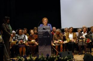 Dolores Rodal, represaliada de Cangas do Morrazo, na homenaxe ás mulleres 'rojas' celebrada durante o Ano da Memoria
