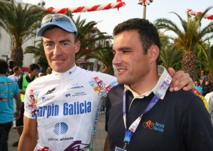 David García co director deportivo do KGZ, Xosé Ánxel Vidal