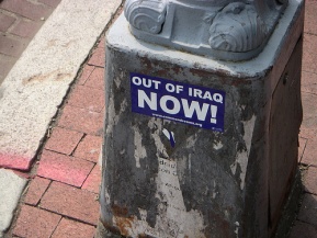 Contra a guerra do Irak / Flickr: daquellamanera