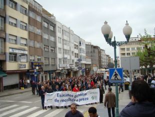Manifestación central, desenvolvida na vila de Ordes / Imaxes: XXAA