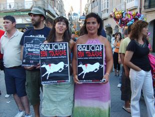 O colectivo 'Galicia Mellor Sen Touradas' xa denunciou en varias ocasións que se sigan celebrando 'cprridas' no noso país / Flickr: Libera