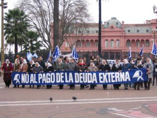 Contra o pago da débeda externa en Arxentina