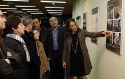 Teresa Táboas visitou este xoves en Lugo a exposición 'Recuperando a Tinería'