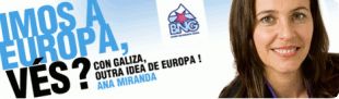 Detalle do cartaz electoral do BNG para as europeas