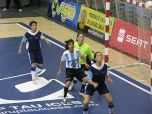 Un momento do Galiza-Arxentina, nas semifinais (as irmandiñas venceron por 8-1)