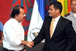 Daniel Ortega e Rafael Correa