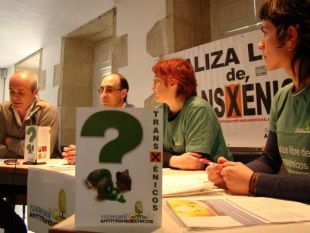 Esta cuarta feira a Plataforma Galega Antitransxénicos presentou en Compostela a Declaración Estatal contra os OMX