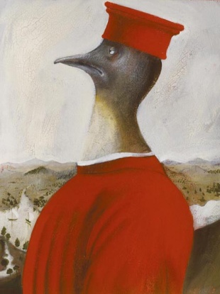 Retrato dun pingüín incluído na obra