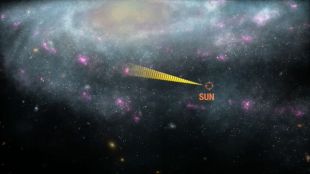 Na imaxe obsérvase a rexión espacial a explorar polo Kepler (clique para ampliar)
