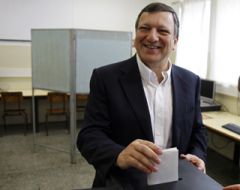 Durão Barroso, no momento de votar este domingo