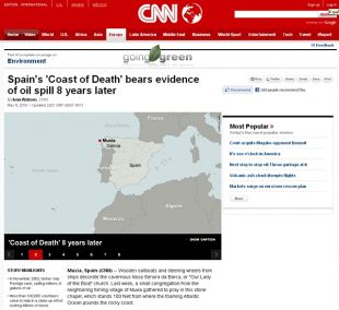 Reportaxe da CNN na súa web, que pode ser consultada ao pé da información (clique para ampliar)