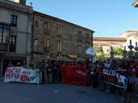Imaxes da manifestación contra as touradas, que se desenvolveu o ano pasado en Pontevedra / Imaxe: Libera!