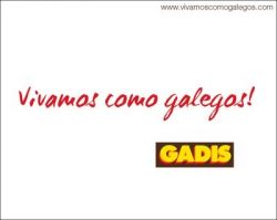 Imaxe da campaña de Gadis, 'Vivamos como galegos'