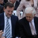Rajoy seguiu o acto ao carón do pai de Alberto Núñez Feijoo